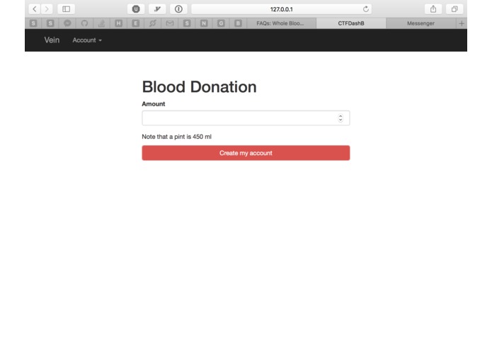 Vein app – screenshot 2