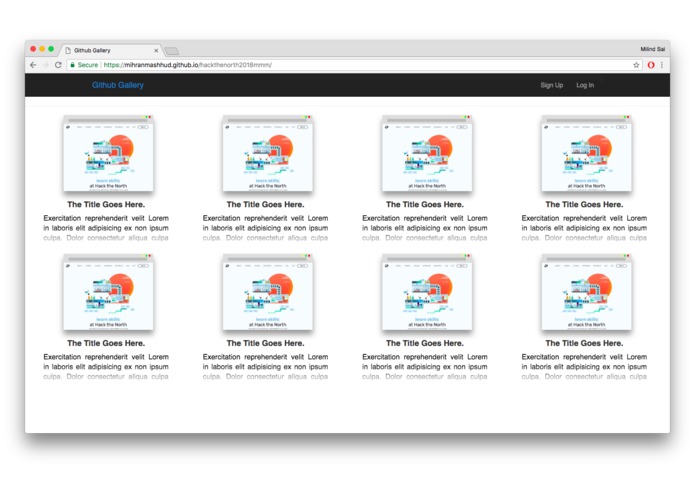 Github Gallery – screenshot 1