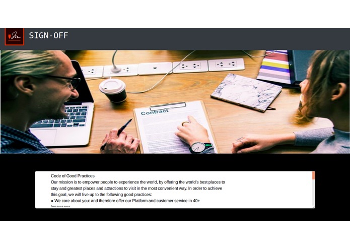 Sign-Off – screenshot 1