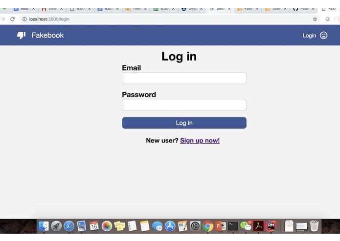 Fakebook – screenshot 2