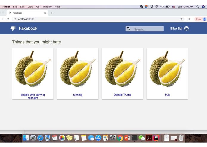Fakebook – screenshot 4