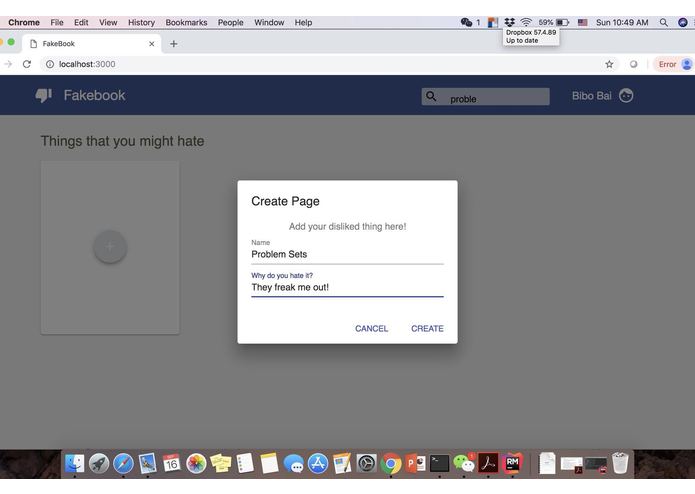 Fakebook – screenshot 6