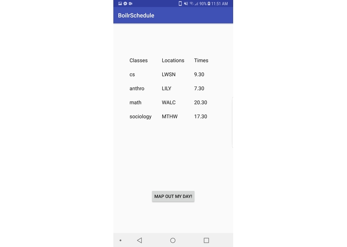BoilrSchedule – screenshot 2