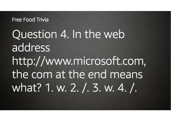 Free Food Trivia – screenshot 2
