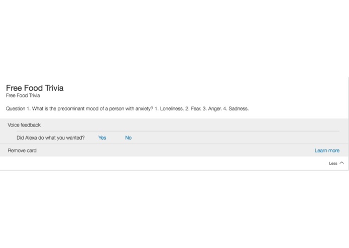Free Food Trivia – screenshot 3
