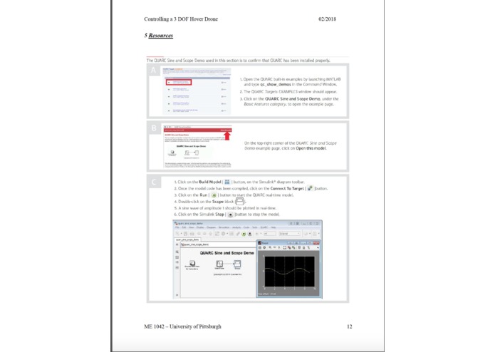 'The Drone Lab' Automatic Controls Project – screenshot 7