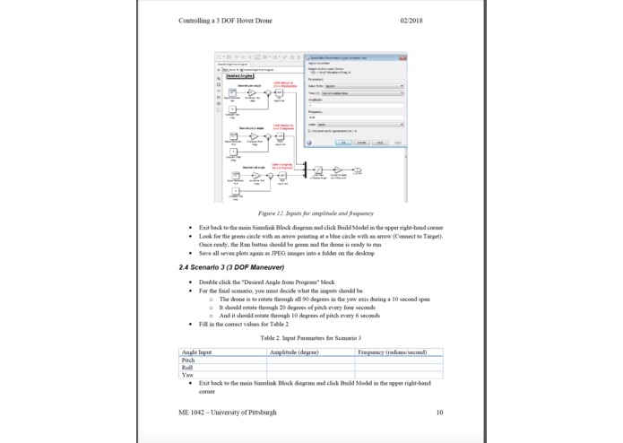 'The Drone Lab' Automatic Controls Project – screenshot 6