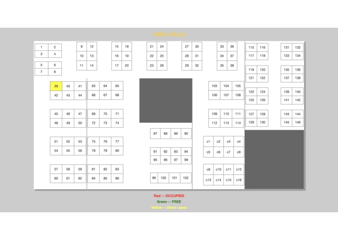 Seats Booking Sys – screenshot 1