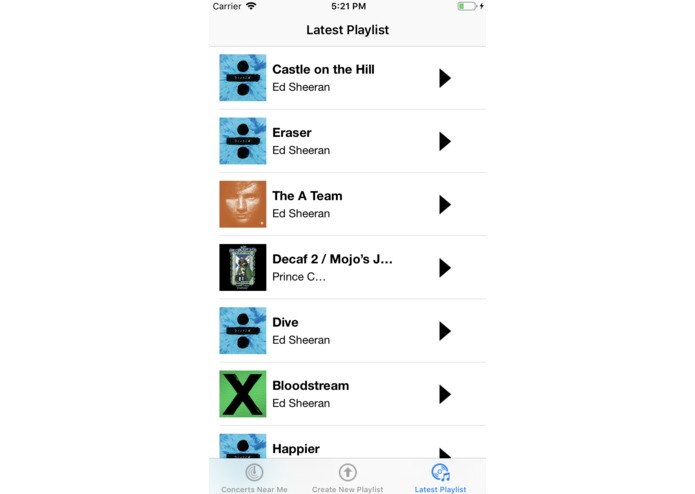 TourTunes – screenshot 4