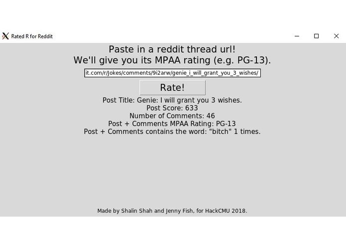 Rated R for Reddit – screenshot 1