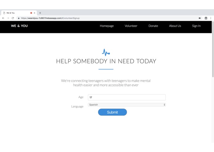 We & You – screenshot 2