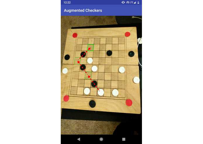 Augmented Checkers – screenshot 1