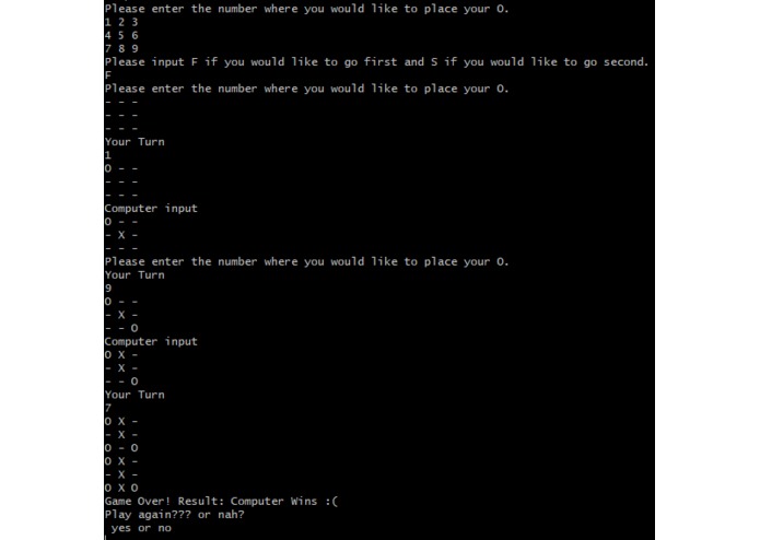 TicTacToe AI – screenshot 1