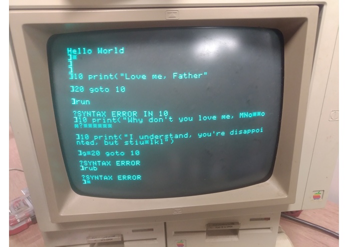 Apple ][e – screenshot 1