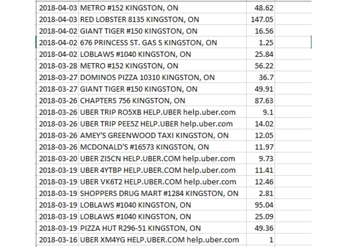 Spend Analytic – screenshot 2