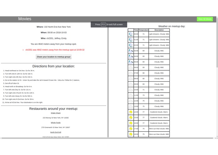 Meetifi – screenshot 1