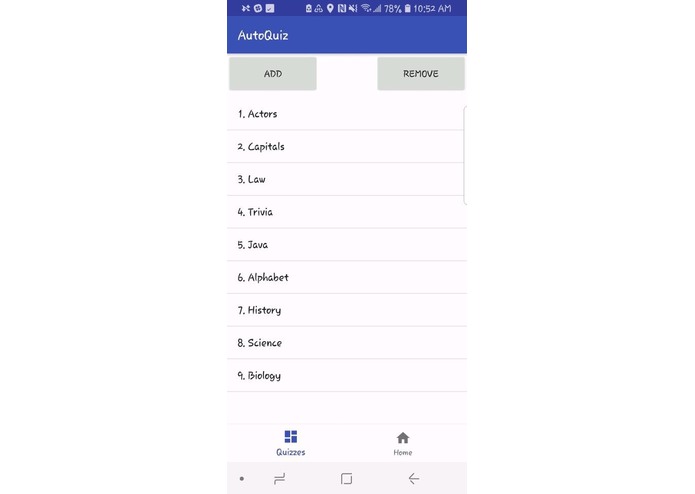 AutoQuiz – screenshot 1
