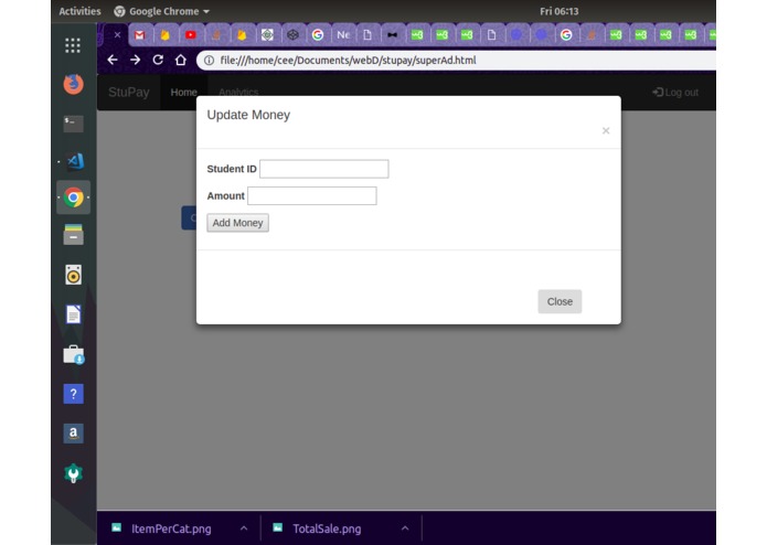 StuPay- MicroBanking platform in a college ecosystem – screenshot 2