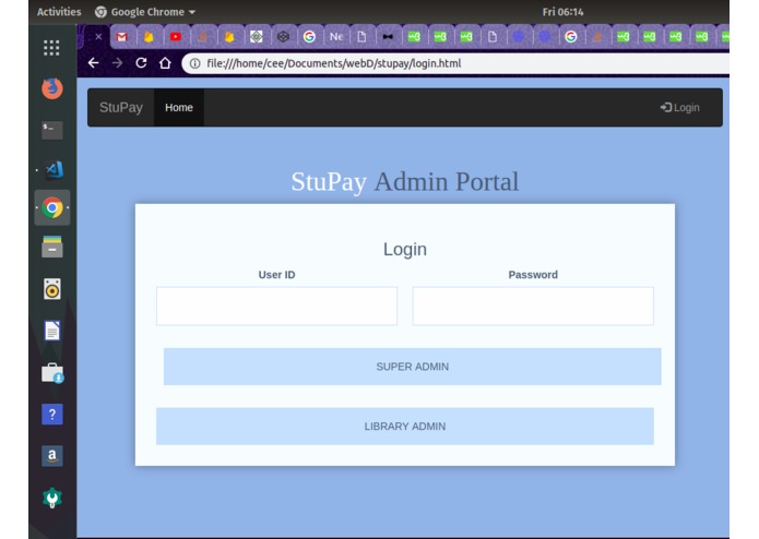 StuPay- MicroBanking platform in a college ecosystem – screenshot 4