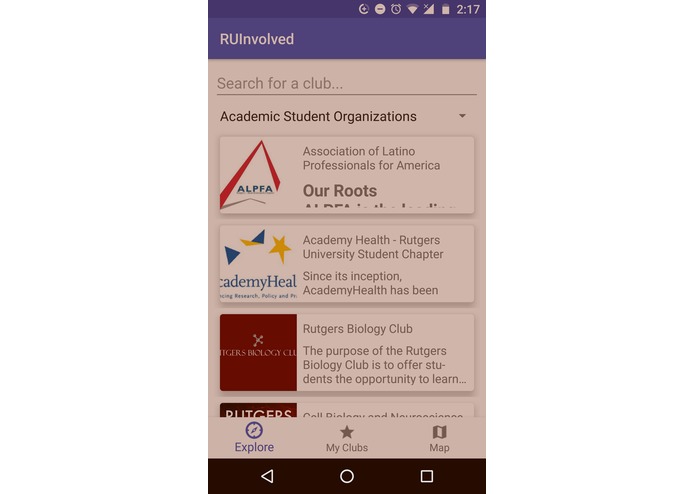 RUInvolved – screenshot 1
