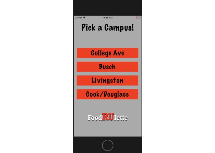 FoodRUlette – screenshot 1