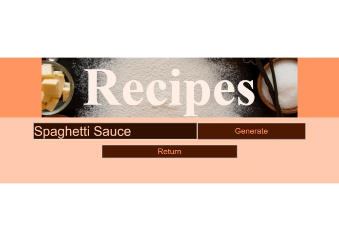 Recipe Ingredients Generator – screenshot 2