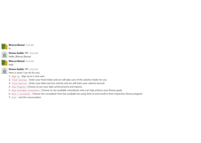 Fitness Buddy – screenshot 1