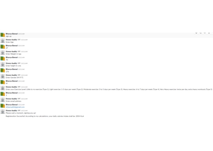 Fitness Buddy – screenshot 2