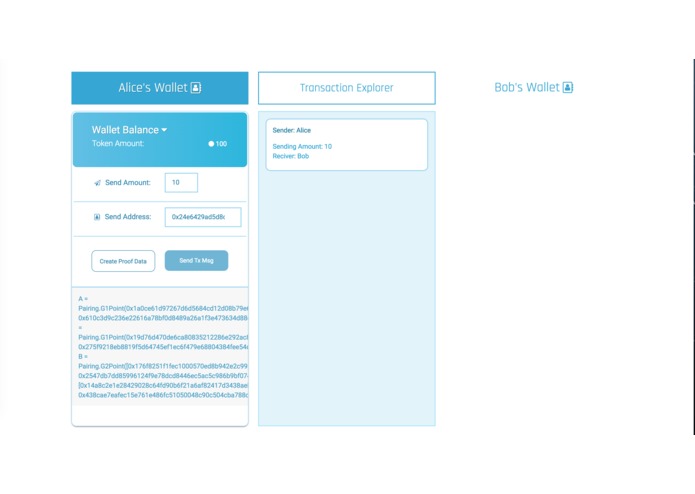 Confer (Confidential Transactions) – screenshot 2
