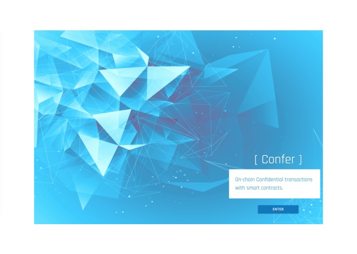 Confer (Confidential Transactions) – screenshot 1