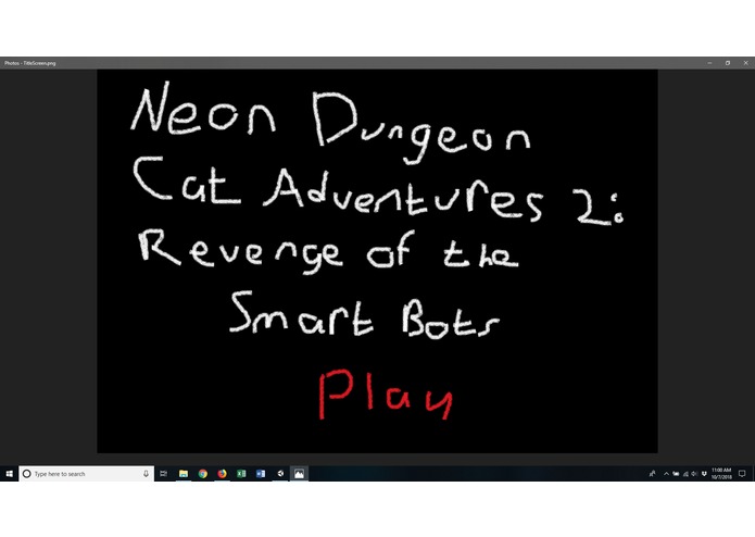 Neon Dungeon Cat Adventures: Revenge of the Smart Bots – screenshot 1