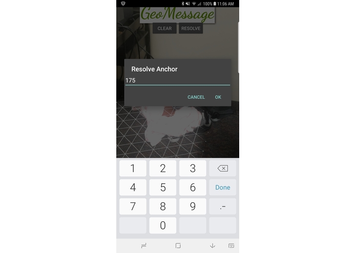 GeoMessage – screenshot 1