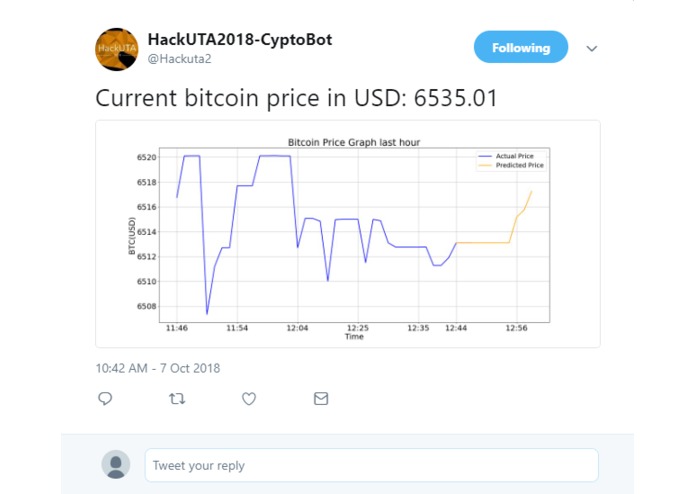 Twitter Crypto Bot – screenshot 1