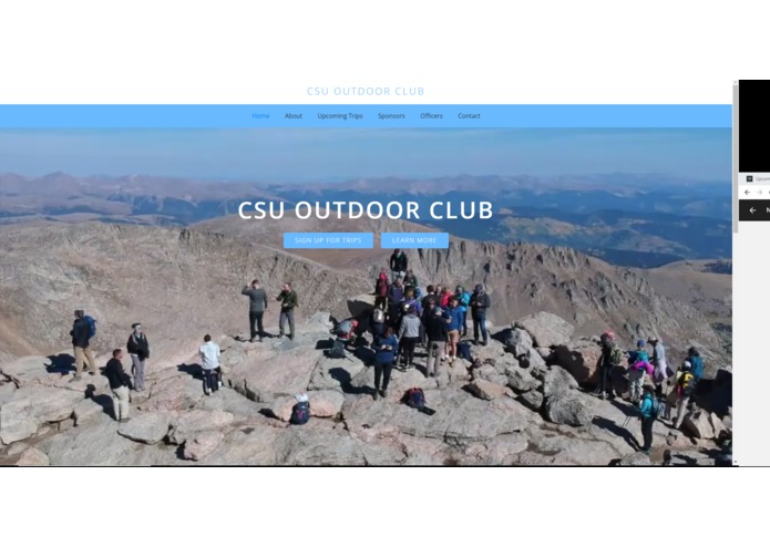CSU outdoor club – screenshot 1