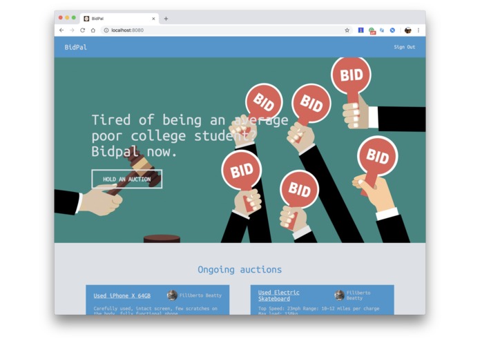 BidPal – screenshot 1