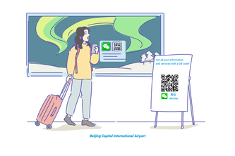Finavia behind a QR code