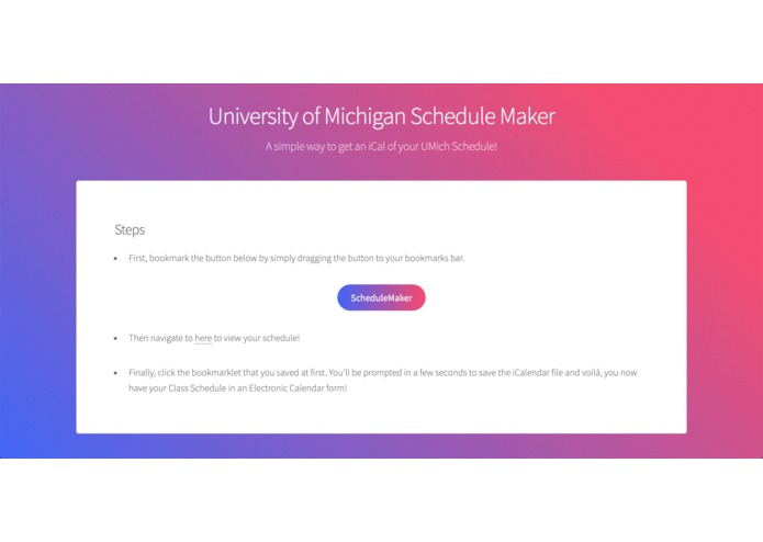 ScheduleMaker – screenshot 1