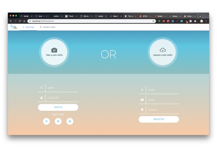 FaceAuth – screenshot 1