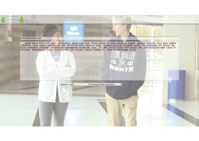 IMMSAFE – screenshot 4