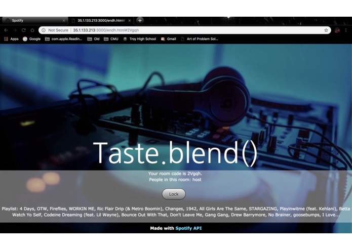 Taste.blend() – screenshot 3