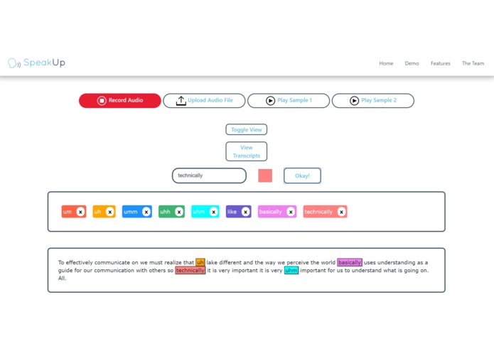 SpeakUp – screenshot 2