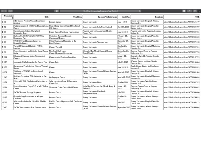 TrialTracer – screenshot 2