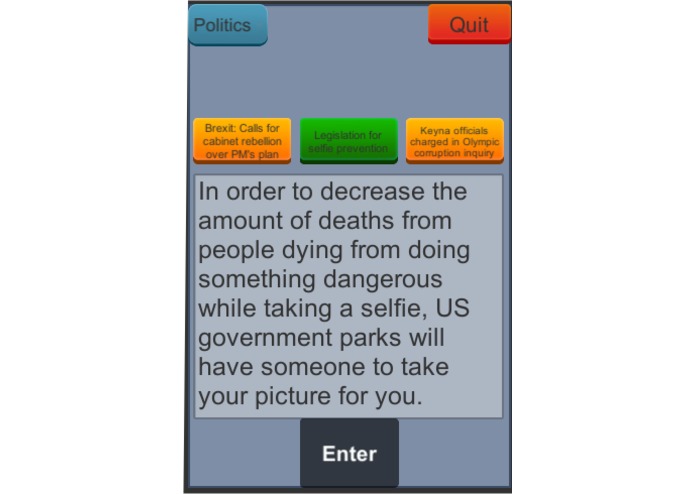 NewsGame – screenshot 1
