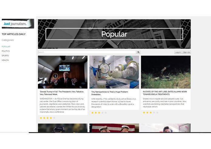 Just Journalsim – screenshot 1