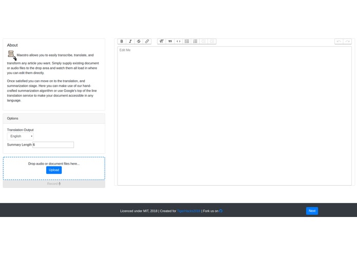 Maestro – screenshot 1
