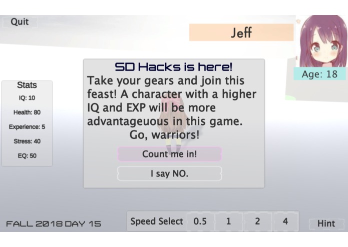 College Life of a Programmer – screenshot 1