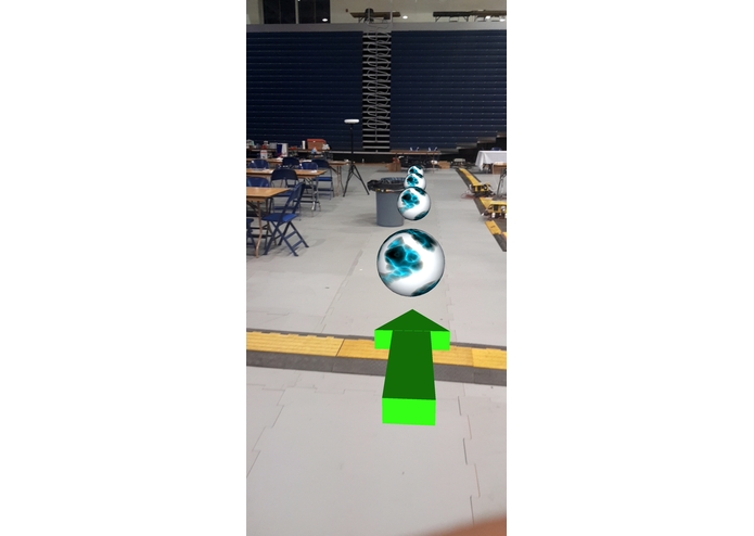 Augmented Reality assisted Hyperlocal Navigation – screenshot 1