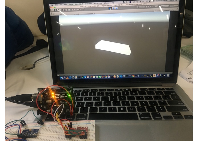 Heading and Attitude tracking with 9DOF sensor fusion – screenshot 4