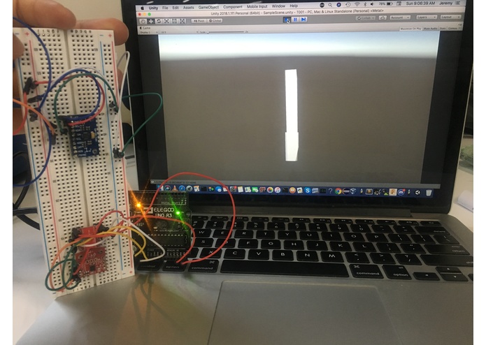 Heading and Attitude tracking with 9DOF sensor fusion – screenshot 5