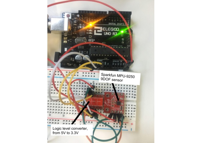 Heading and Attitude tracking with 9DOF sensor fusion – screenshot 3
